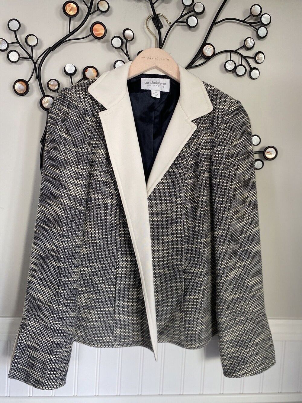Liz Claiborne Suits - Open Front Jacket 2 Petite